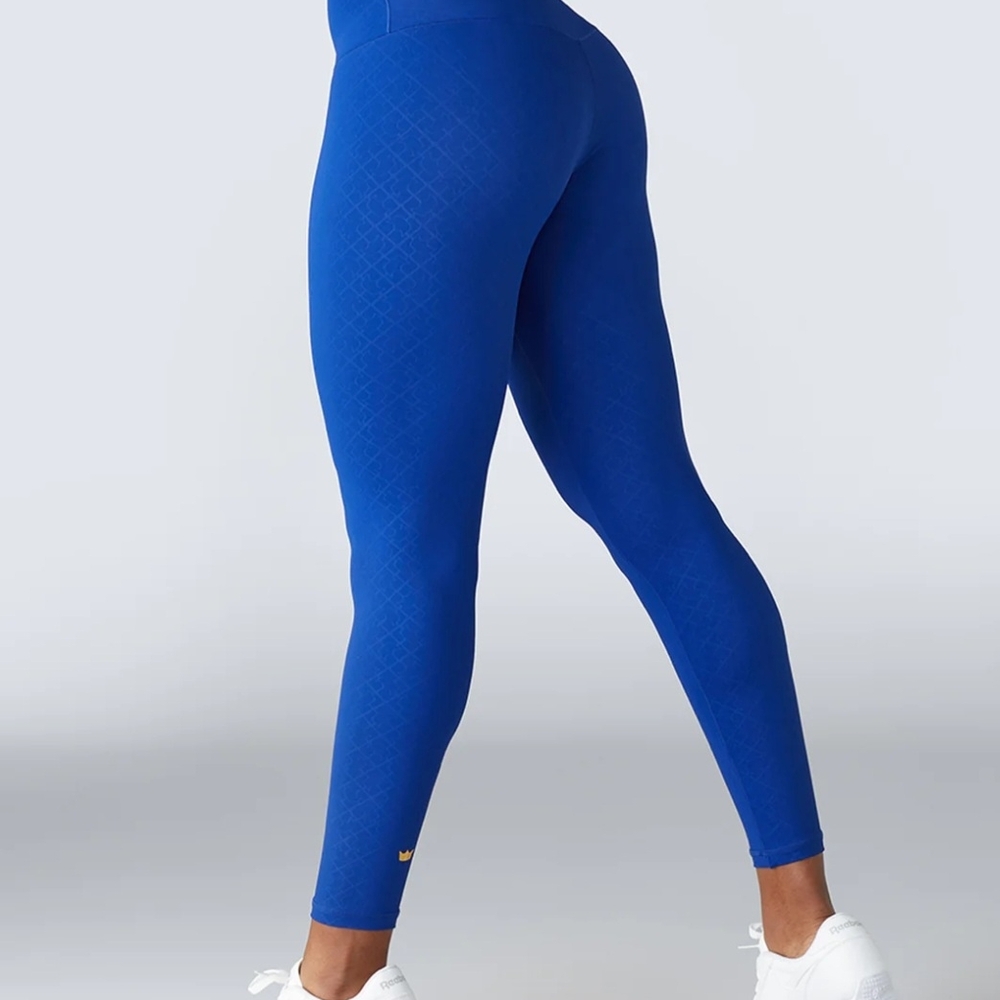 SHEFIT Blue High-Waisted Compression Leggings